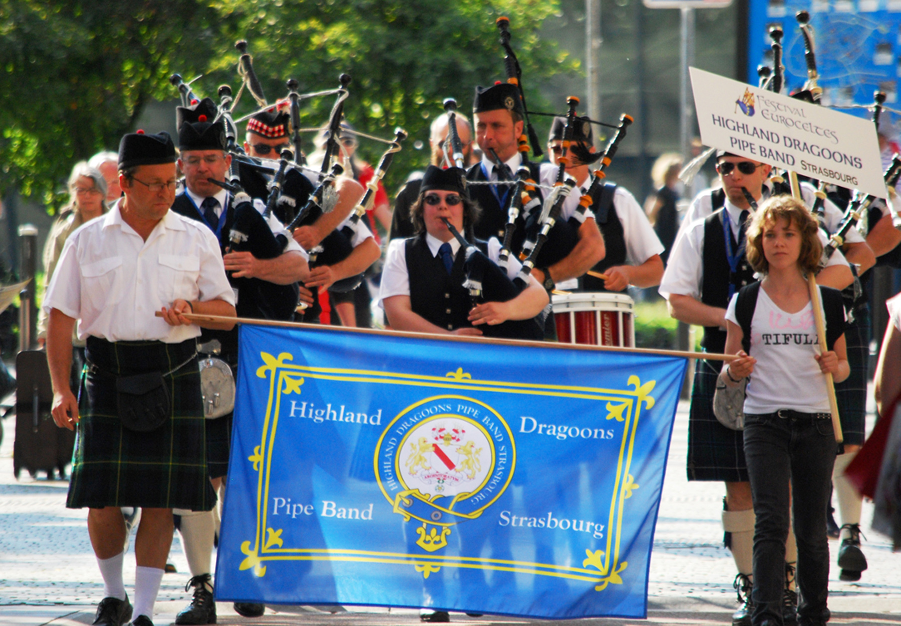 Pipe Band Strasbourg - Parade Euroceltes Strasbourg