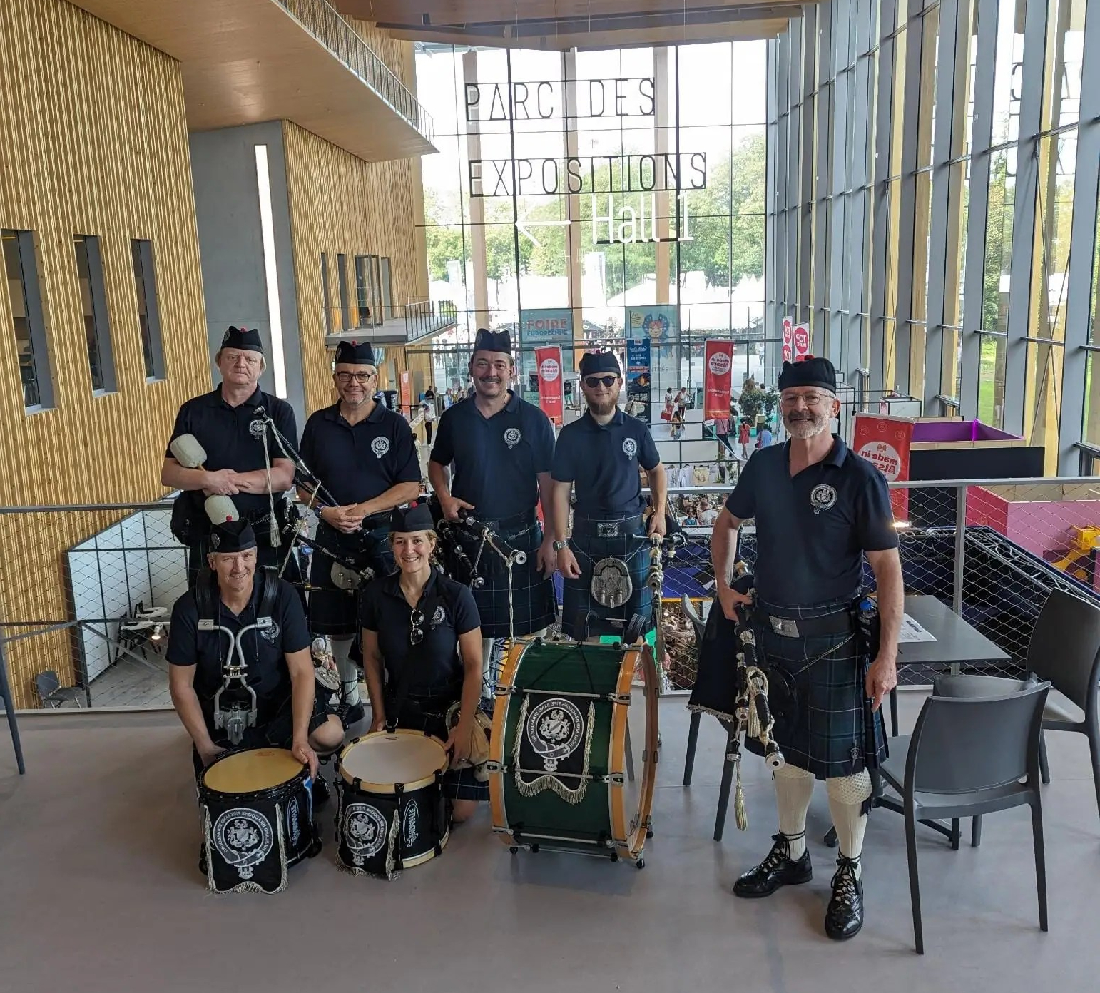 Foire Européenne Strasbourg 2023 animation cornemuse