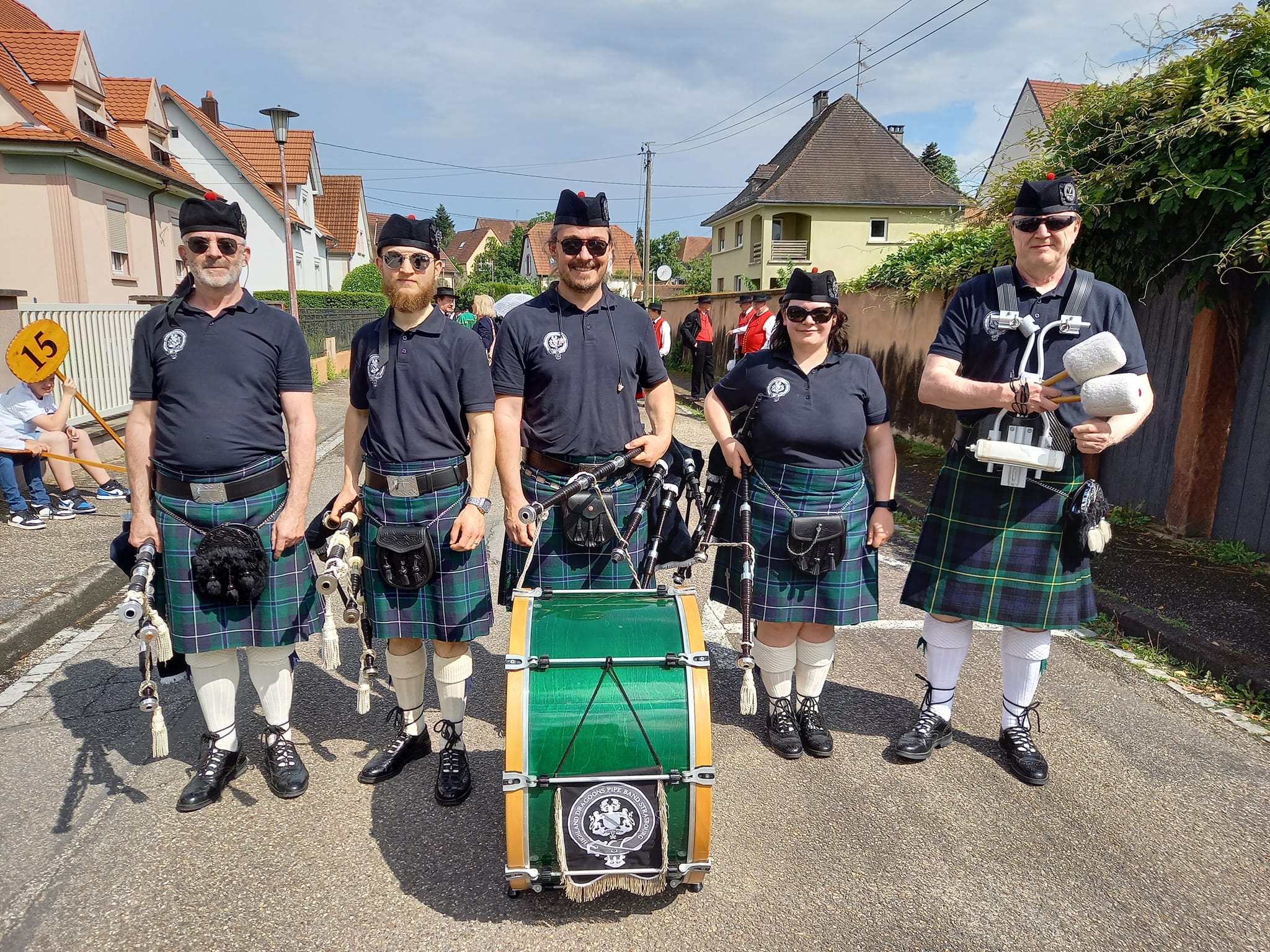 Pipe Band Alsace cornemuse_Fête Pentecôte Wissembourg